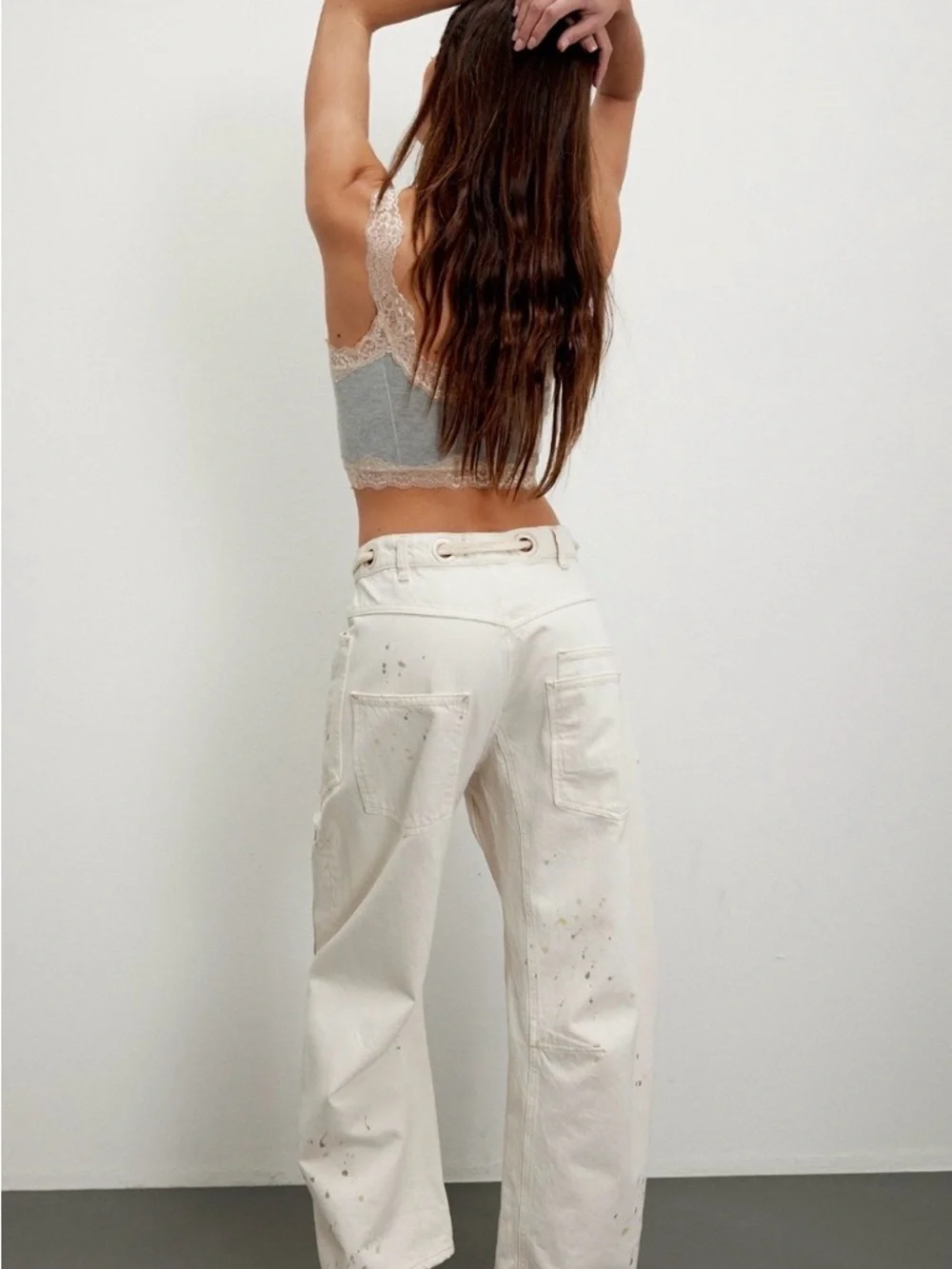 Free People Moxie pull on barrel jeans - Picture 2 of 5